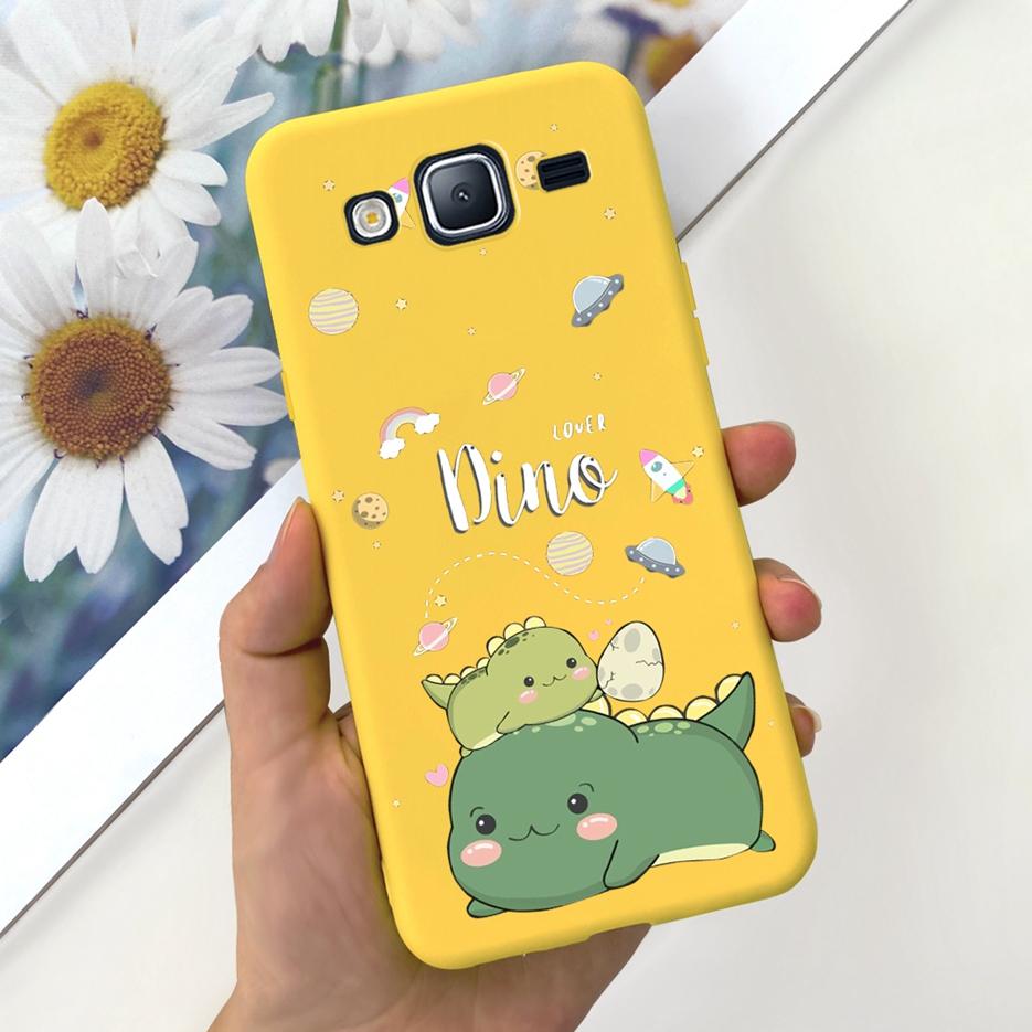 For Samsun Galaxy J3 J5 J7 2016 Case J320F J510F J710F Cute Dinosaur Cartoon Cover Soft TPU Shell For Samsung J5 2016 Phone Case