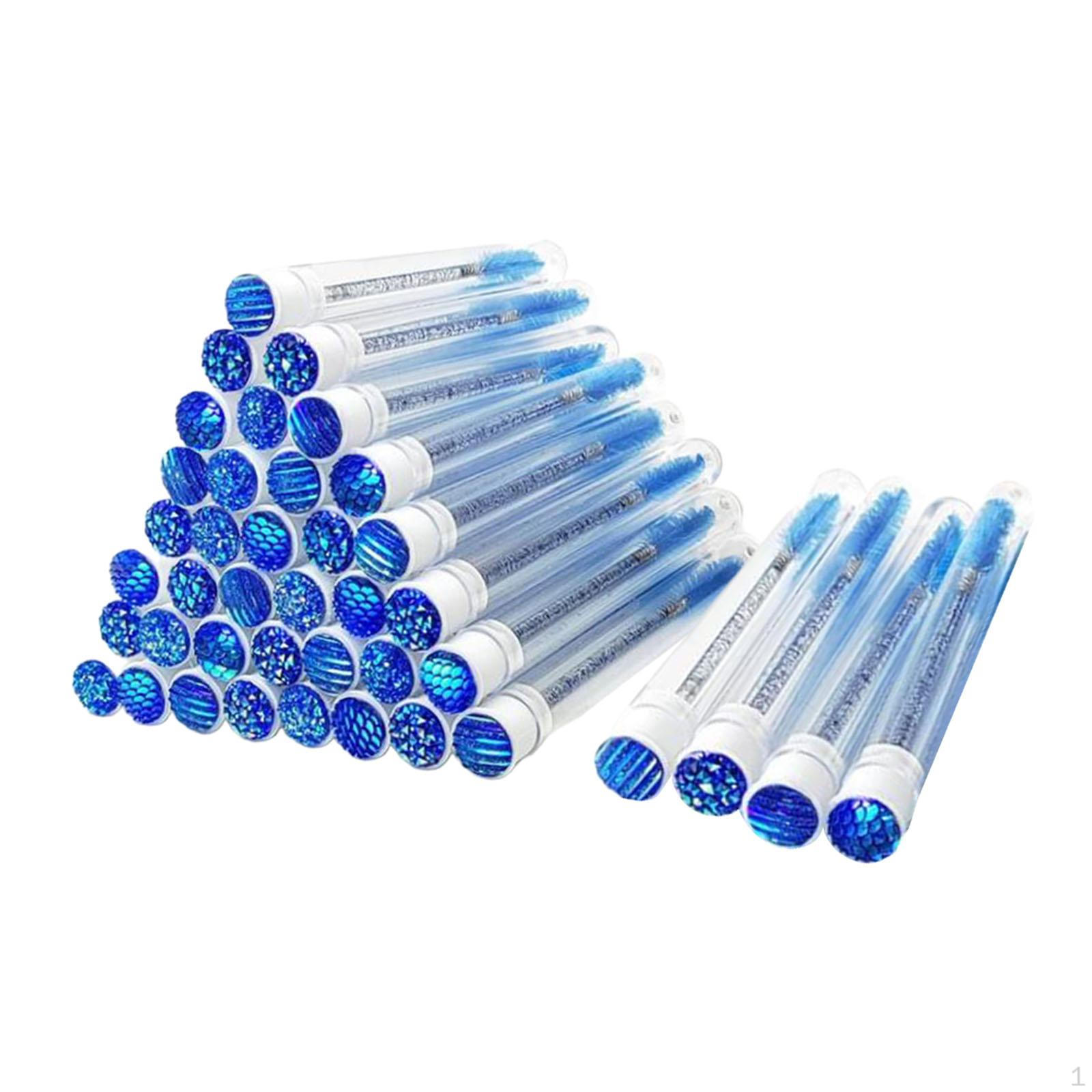 

40 Pieces Disposable Mascaras Brush Makeup Tool Gifts Lash Styling for Salon Green