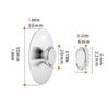 Wall Mounted Magnetic Soap Holder Rustproof Stainless Soap Holder Silver Magnetic Soap Holder for Bathroom Kitchen