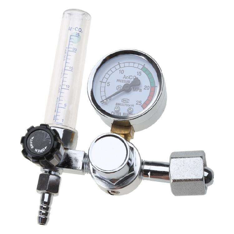Compact Argon Regulator 0-25MPa Argon Flow Meter Pressure Regulator Gauge