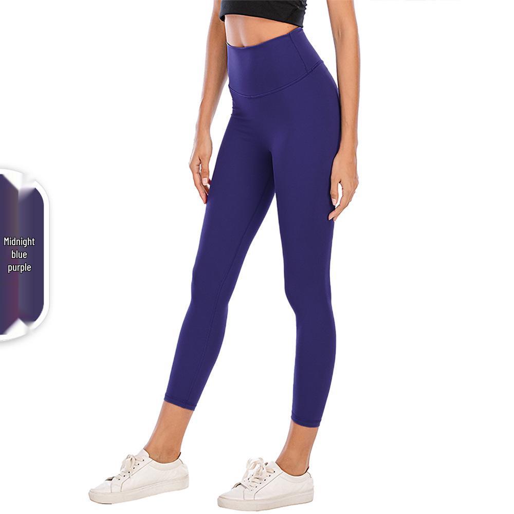 High-Waist Nude Feel Butt Lift Brushed Yoga Leggings, Peach Fitness Pants for Women