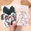 2Pcs/set Sweet Solid Bowknot Hair Clips for Women Girls Ribbon Bows Hairpins Handmade Barrettes Headwear Hair Accessories Gifts