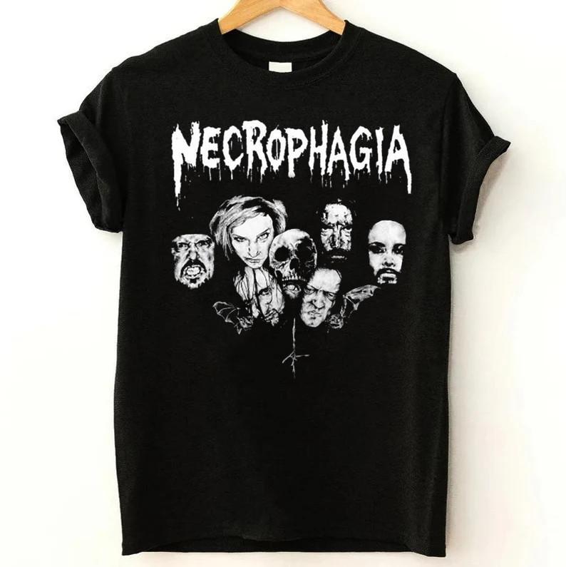Necrophagia Band Tour Concert Unisex T-Shirt All Size S To 5XL MK640 Unisex T-Shirt M