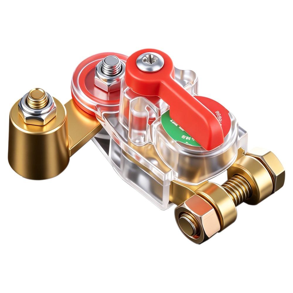 Rotatable Car Battery Disconnect Switch Battery Isolator Switch Vehicle Accessories 1pc