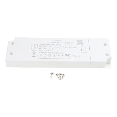 LED Dimmable Driver 12V 24W Dimming LED Power Supply Constant Voltage Adapter LED Driver for Light Bulbs, Cabinet Lights