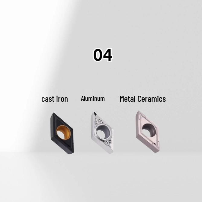 DCMT070204/DCG070202T Series: 55° Rhombic CNC Lathe Inserts for Inner Hole & Outer Circle Machining