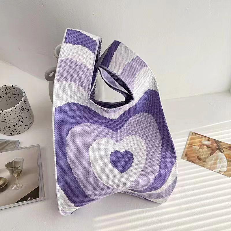 Damen Dick Gestrickte Gewebte Tragetasche - Geschenk- & Souvenir-Handtasche