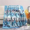Brave MCFC Warriors Blanket, High quality Comfortable for All Seasons, Home Decor, Warmth and Comfort