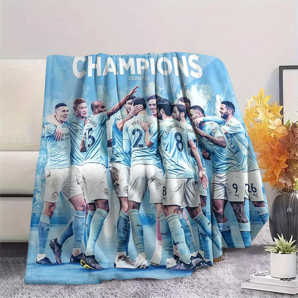 Brave MCFC Warriors Blanket, High quality Comfortable for All Seasons, Home Decor, Warmth and Comfort