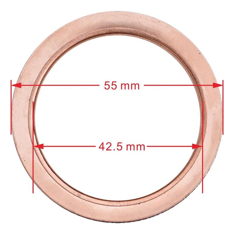 55*42,5*3,5mm Motociklo išmetimo vamzdžio tarpinė Yamaha XV1900 Midnight Star 2006-2016 XV750 Special 1981-1984 Virago 1992-1997