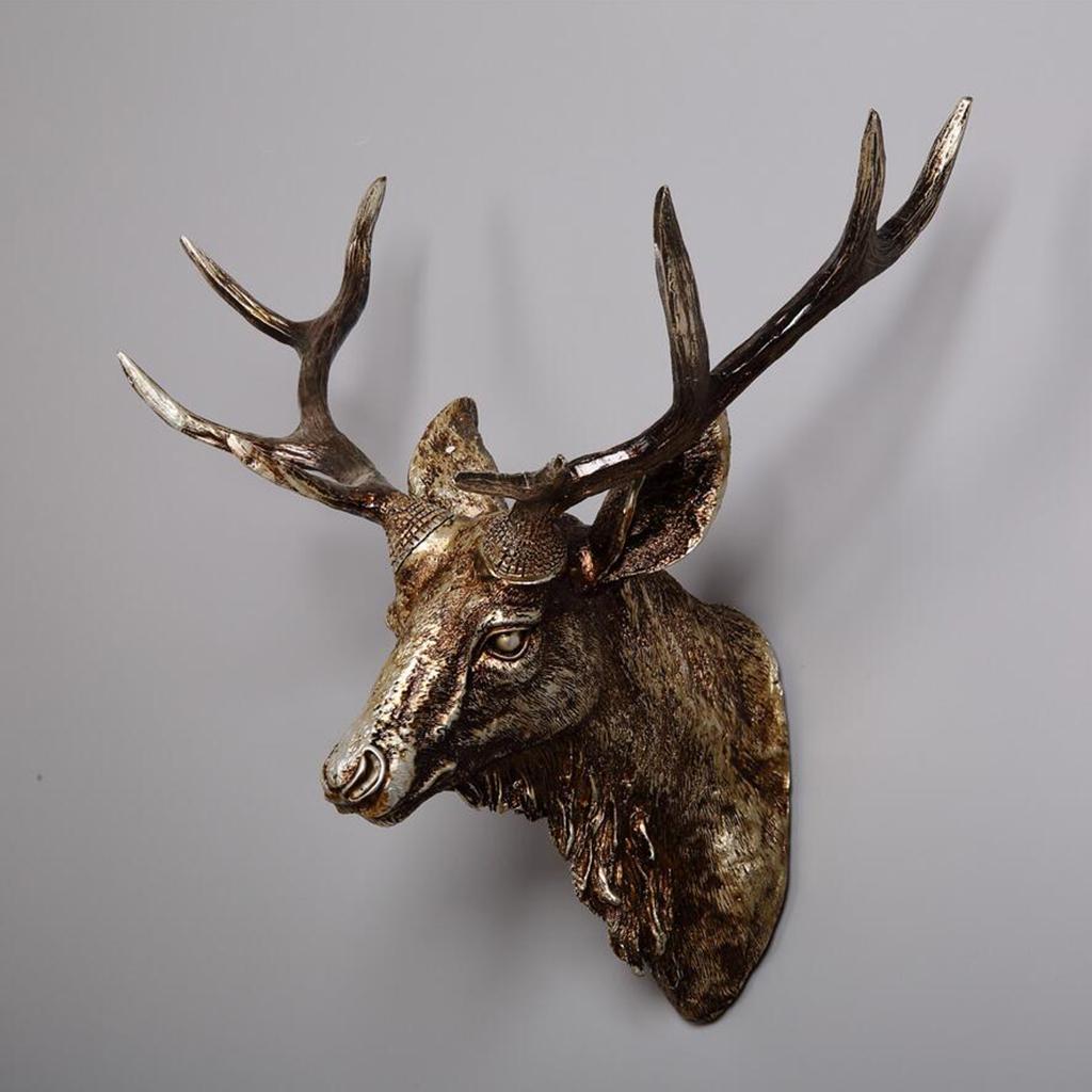 Animal Sculpture Wall Decoration , 3D Deer