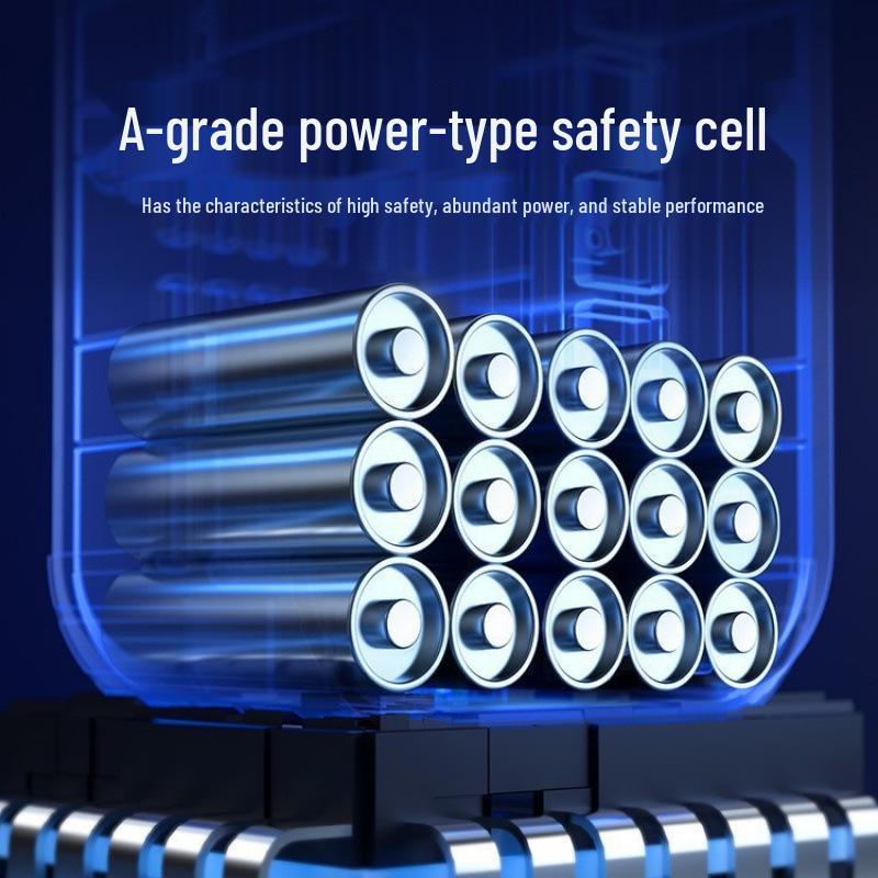 Two-in-One Car Jump Starter & Air Pump: High-Capacity Emergency Multifunction