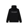 Fila Solid Logo Lightweight Casual Sports Breathable Knitted Hooded Jacket Men Jacket Black F11M228501F-BK