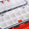 Fishing Tackle Boxes Waterproof Fishing Storage Boxes Bait Box Multifunctional Hook And Bait Accessory Box Double-Sided Opening