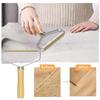 Pilling Remover, 2 Pieces Portable Lint Remover with Wooden Handle Manual Hair Remover Portable Lint Brush, (2