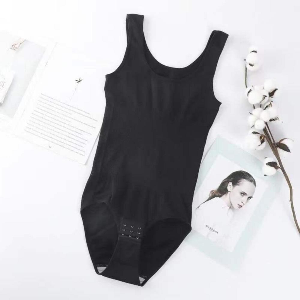 Shapewear Women's Thin Open Crotch Breasted Lift Hip Sexy Body High Elastic Shapewear Belly Pull-in Jumpsuit