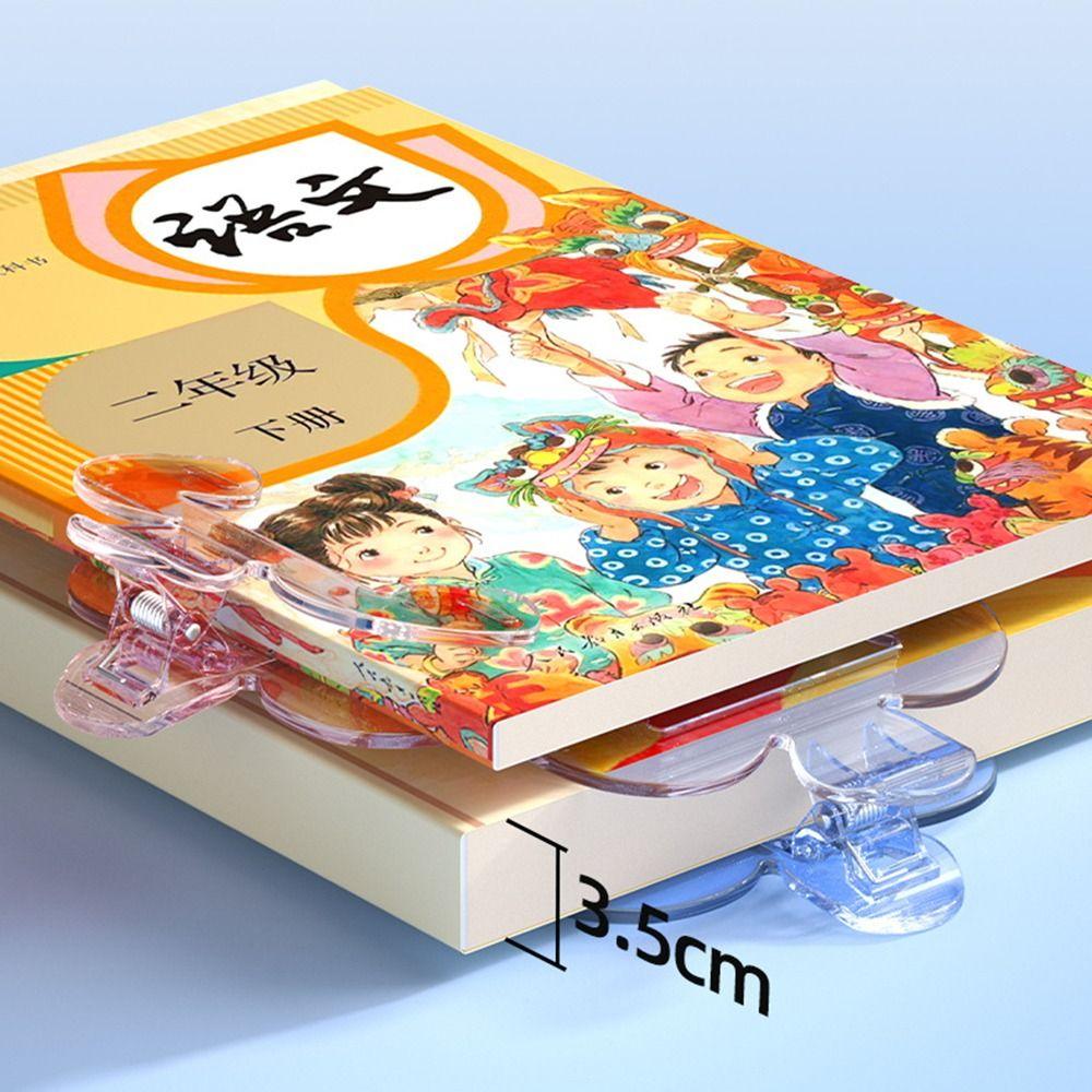 Visible Reading Book Marker Clip 12° Support Angle Books Fixed Clip Book Page Holder  Bookstores