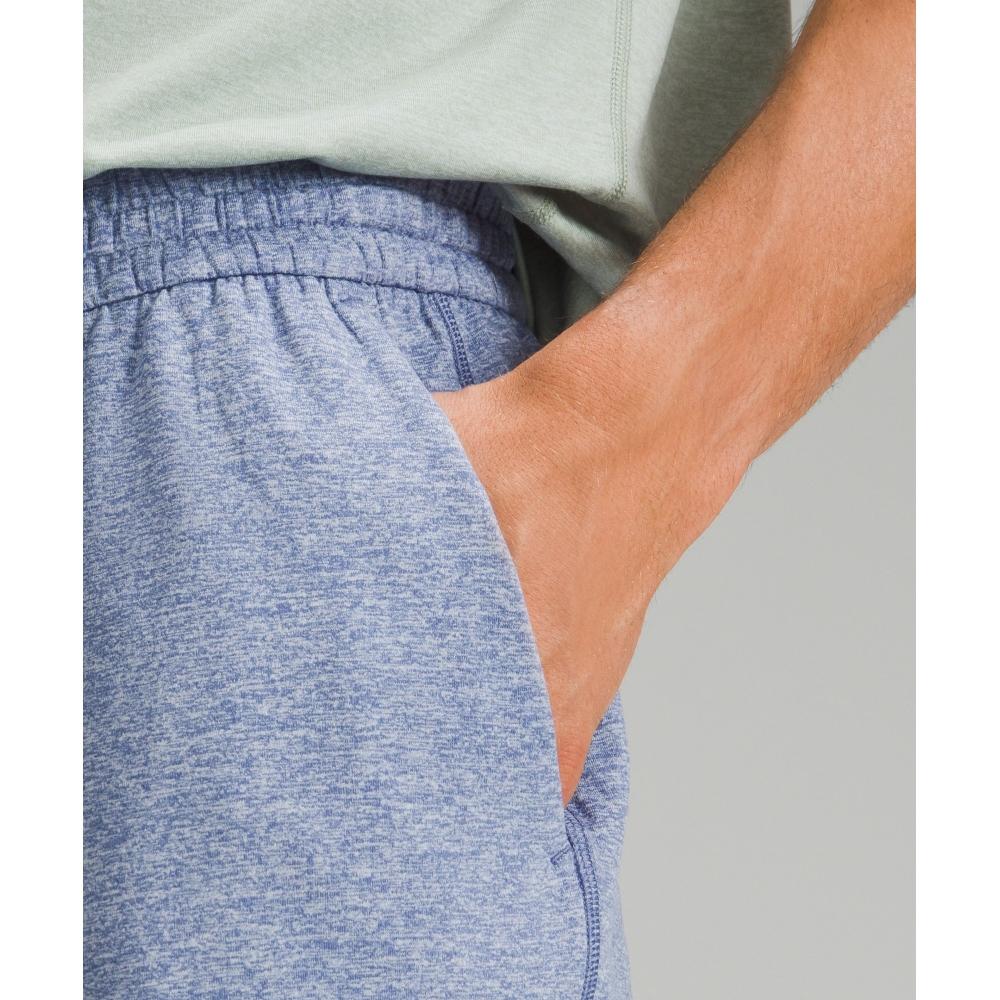 Lululemon Soft Jersey Short 5  Heathered Oasis Blue Heathered Windmill