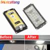 1 Pair 18 LED License Plate Light For BMW E46 2D / M3 Facelift 2004-2006 12V 6000k White License Plate Light For BMW Car Styling