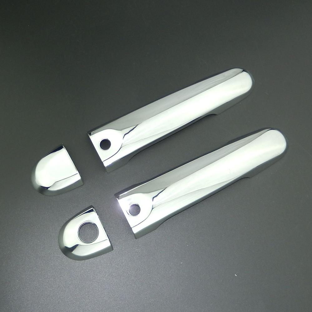 For Nissan Juke 2011-2018 ABS Chrome Side Door Handle Cover Trim & Door Bowl Cover Car Styling 2012 2013 2014 2015 2016