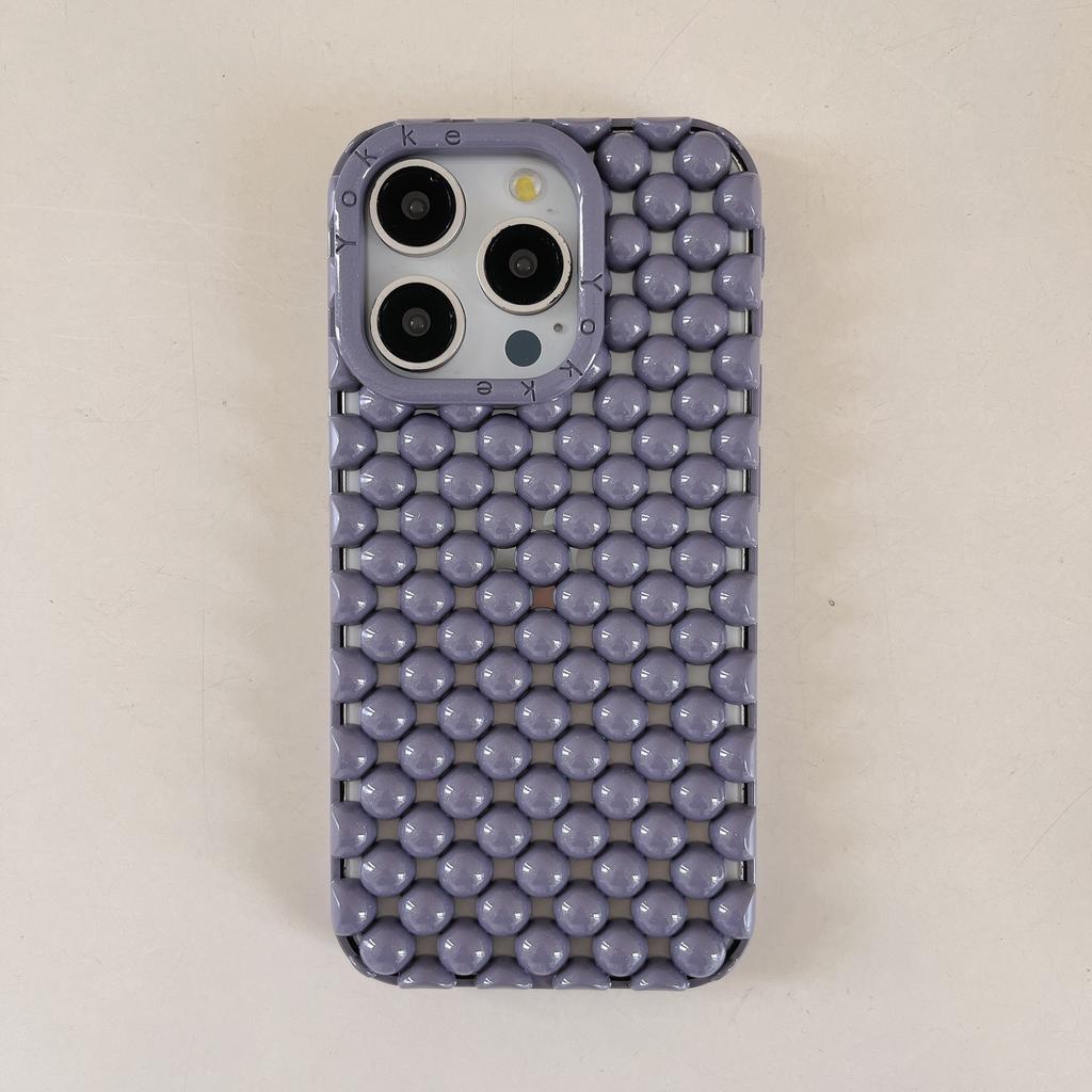 Summer Hollow Three-Dimensional Pearl Shell Case for iPhone 16 Pro Max, Compatible with Apple 17 New Model 14/15