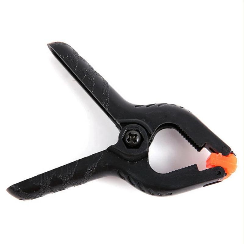 6pcs 2inch Spring Clamps Heavy Duty Plastic For Background Muslin Canvas Paper Chromakey Screen Clip Photo Studio Carpenter Tool