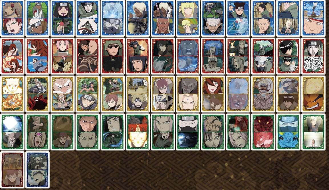 NARUTO Ураганные Хроники Набор карт Силы Объединенных Шиноби Наполненный сценами -