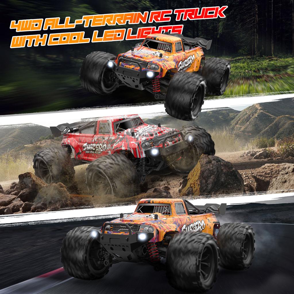 1:16 9500E 9501E RC High-speed Car 4x4 40km/h 2.4GHz Full Scale Off-Road Monster Truck Kids/Adults Toy