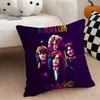 Band Lled Zzeppelin Cushion Cover Natural Linen Double Sided Print  Throw Pillow Case for Sofa Couch Home Decor