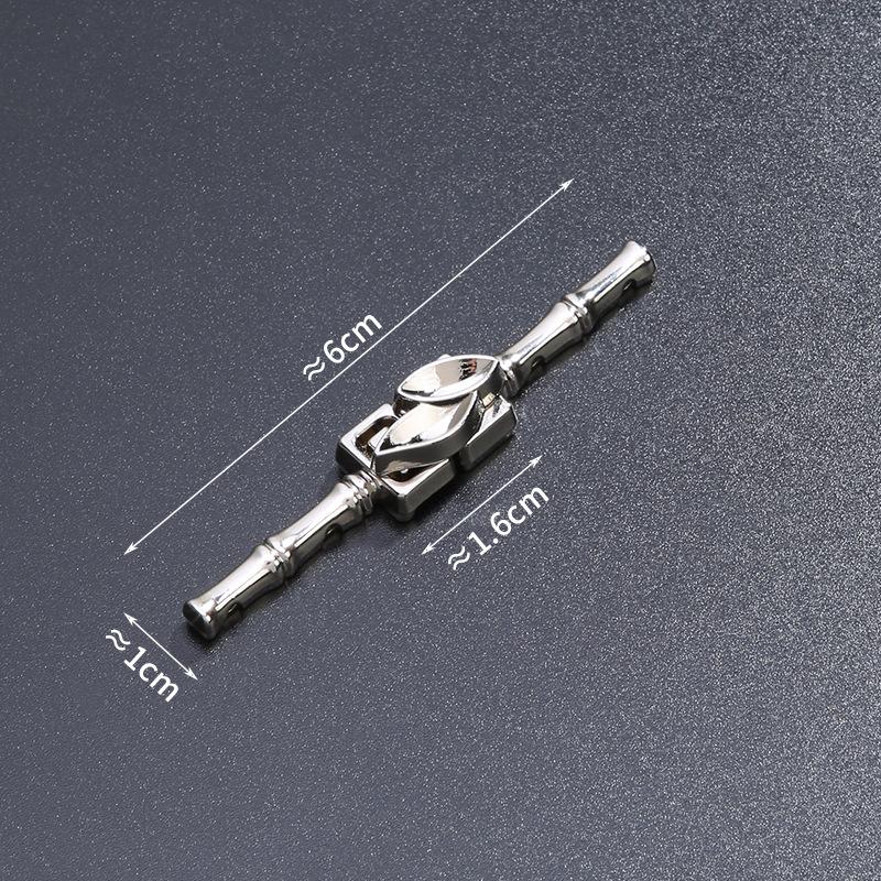 Disc Buckle One-Word Buckle, Retro Chinese Style Tang Suit Hanfu Zhongshan Suit Metal Pair Buckle Chinese Button