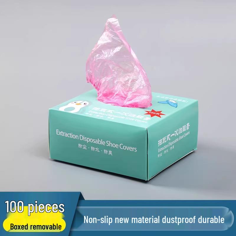 Washable and Disposable Non-Woven Shoe Covers for Children and Adults - Universal Fit for Indoor Use