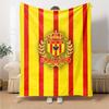 KV Mechelen Print Flannel Blanket High Quality Warm Comfortable Cover for All Seasons Perfect for Gifts Home Decor