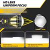 2PCS H4 LED Car Headlight Bulbs 32000LM Projector Lens Canbus 6000K Waterproof