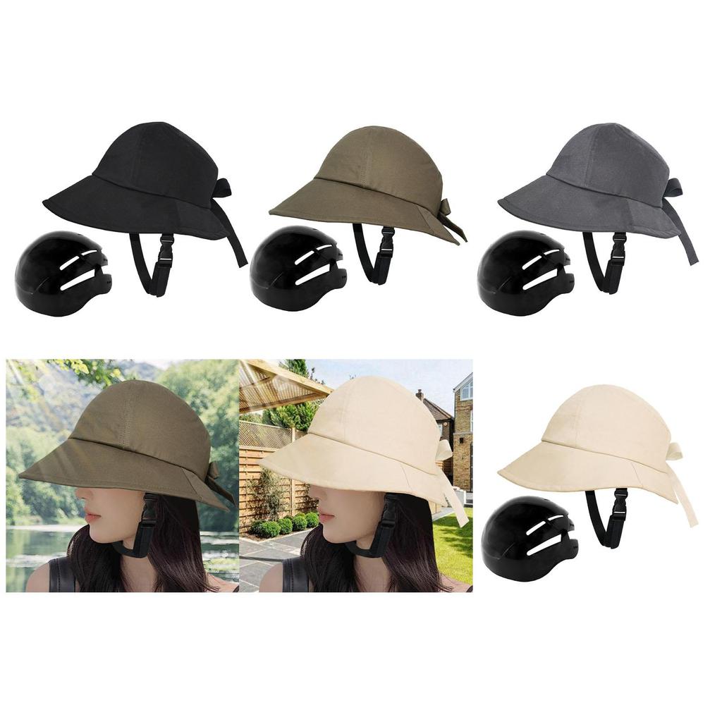 Bicycle Helmet Breathable Sun Hat Adult Helmet for Women Unisex Work