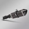 Ninja 400 Z400 Stainless Steel Mid-Pipe Exhaust, Non-Destructive Install for 2017-2023 Models
