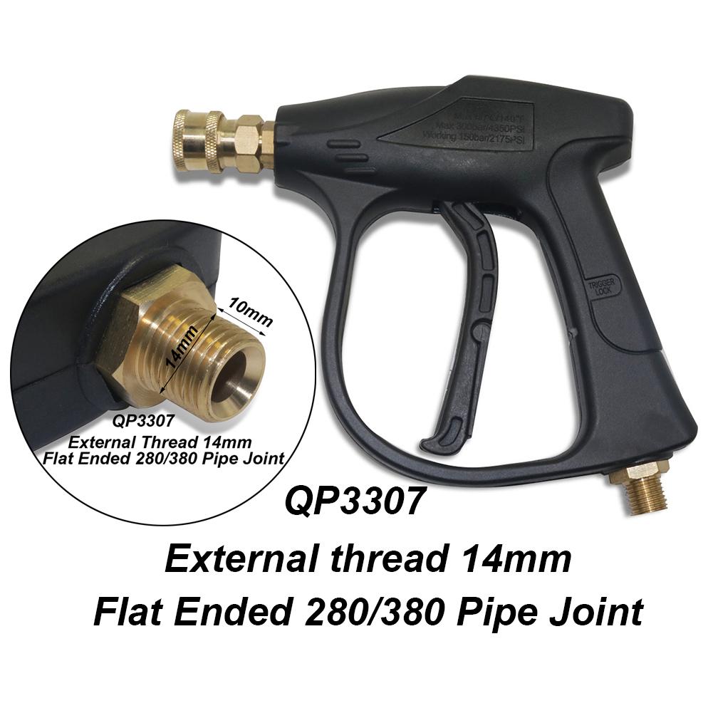 1 Pcs High Pressure Washer Gun Water Snow Foam Lance Spray Gun 5 Pcs Quick Nozzle Car Washing Kit Cleaning Tools