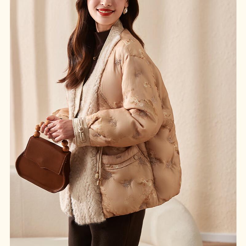 JIANHU Women's Chinese Style Frog Button Down Jacket