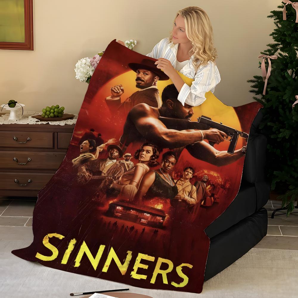 Movie S-Sinners Throw Flannel Blanket, Soft Warm, Durable & Washable cute Cool