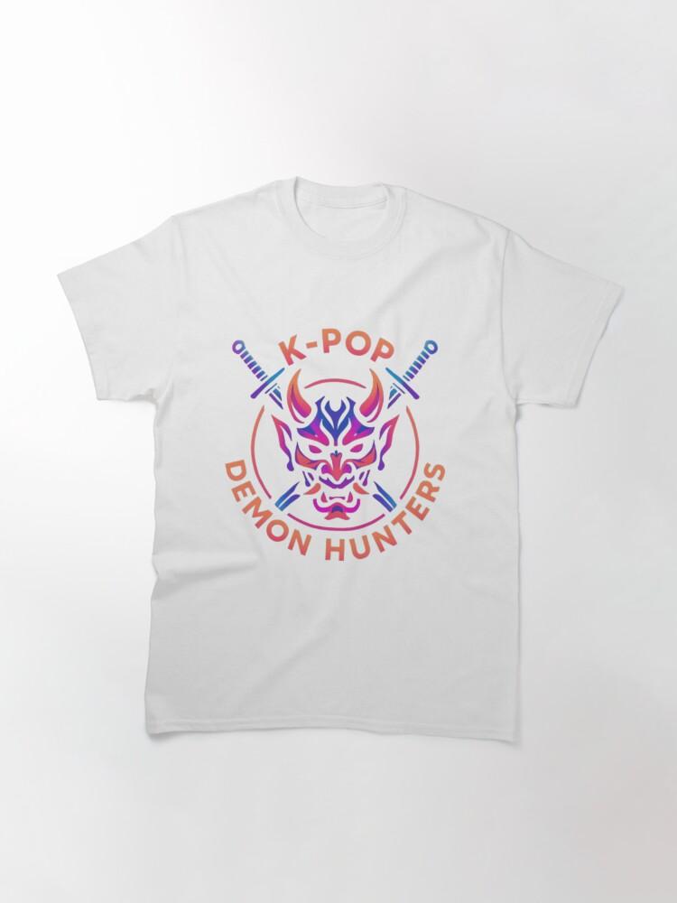 Logo Musikalischer Fächer KPop Dämonenjäger T-Shirt 2026 Sommer Herren Damen Luxus Mode Baumwolle Übergroßes T-Shirt Streetwear Y2K
