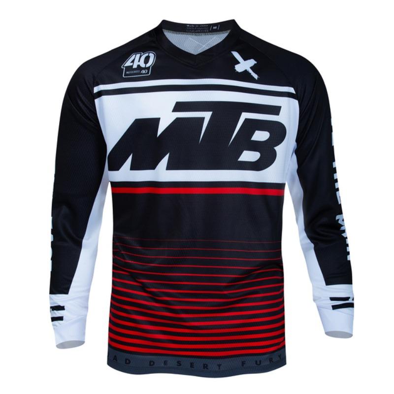 Motocross-Shirt Langarm-Downhill-Trikot Offroad-Fahrrad-Renn-T-Shirt Quick Dry Radfahren Enduro Polera Mtb Racing Jersey