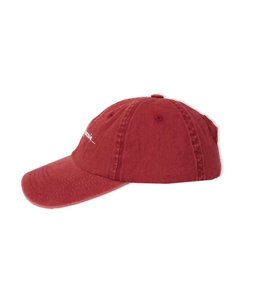 1011 GALLERY Hi California Washed Ball Cap - Red