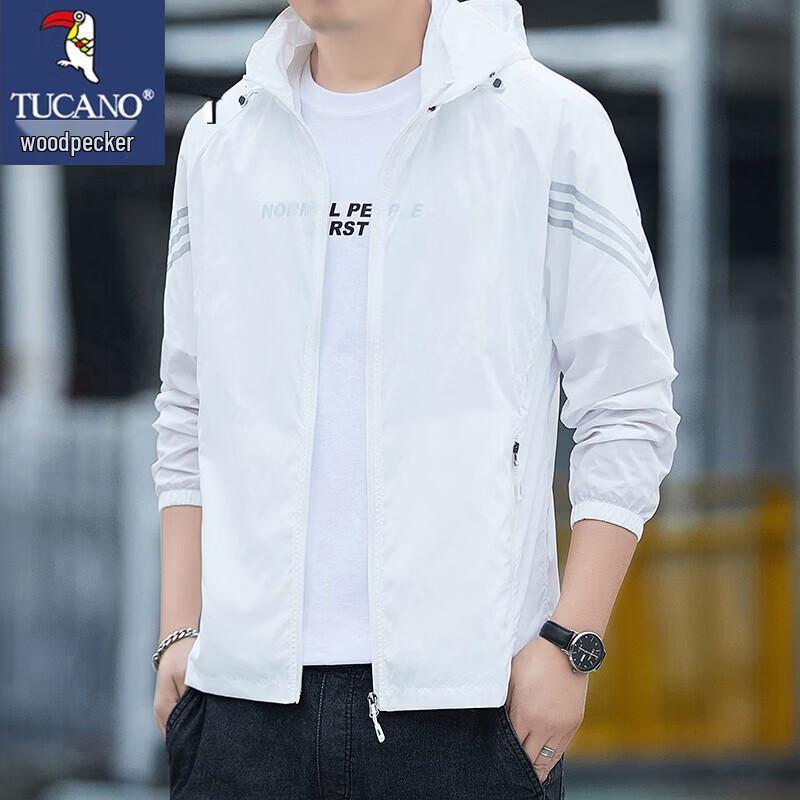 TUCANO Men's Summer UPF 50+ Hooded Sun Protection Jacket