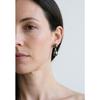 Boucles d'oreilles - PEARLS &amp; COLORS - Boucles d'Oreilles Doubles - Perles de Tahiti 9-10 mm - Or blanc 375 - Noir
