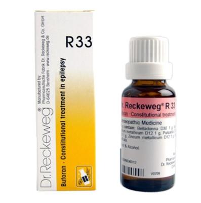 Dr. Reckeweg R33 Epilepsy Drop 22ML