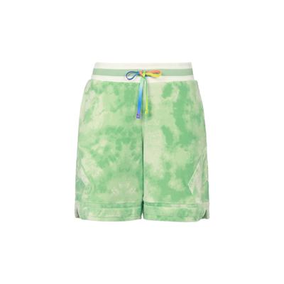 X J Balvin Collaboration Washed Trendy Casual Shorts Men Bottoms Green DR2965-316