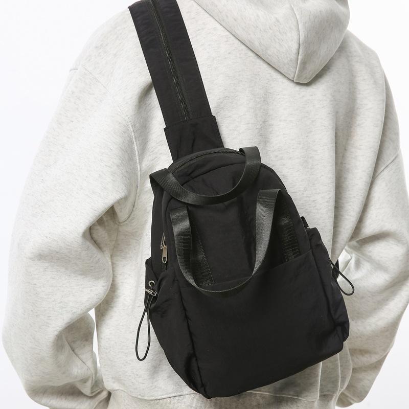 Travel Light Shoulder Women'S Multifunctional Small Backpack Men'S Breast Bag Outdoor Leisure Sports Hiking Bag
