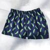 Men Elastic Waistband Thin Men Panties Coconut Tree Print Loose Shorts Briefs Breathable