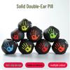 Double Handle Solid Rubber Medicine Ball