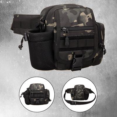 Taktische Hüfttasche, Mehrzweck-Umhängetasche, Fahrradtasche, Sport-Mann-Tasche, Wasserbecher-Hülsen-Hüfttasche