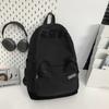 Women's Color Block Backpack Student School Bag Men's Lightweight Large Capacity Travel Backpack